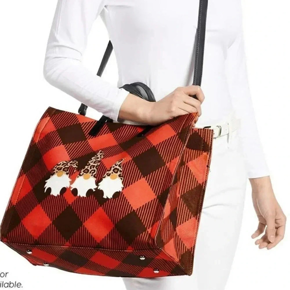 Gnome Holiday Tote - Picture 2 of 3